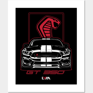 S550 2016-2020 Ford Mustang GT350 Posters and Art